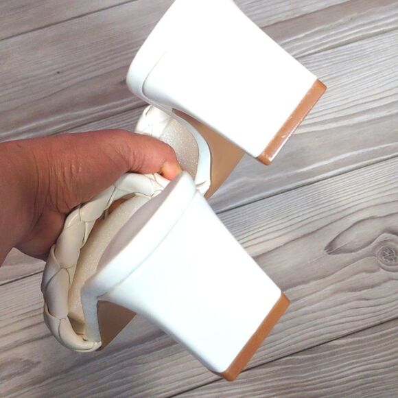 (61-3471) Coutgo Heeled Sandal Backless Strappy Open Toe Sz 7.5 - Picture 8 of 9